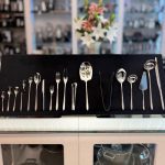 سرویس قاشق چنگال استیل 30 نفره ۱۴۳ پارچه مدل میکس مات و براق ک