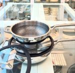 ماهیتابه وک استیل کف لیزری عرشیا د