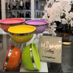 لگن استیل دربدار ست 5 تایی در رنگ های مختلف