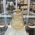 کتری قوری تمام پیرکس شعله مستقیم مدل طره ای ب