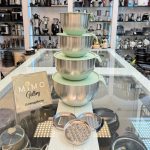 کاسه اسیتل دربدار 4 عددی میکسینگ بول به همراه درب رنده ای مدل تکدسته الف