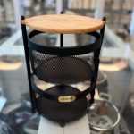 سبد سیب زمینی پیاز فلزی برند آسمان مدل گرد س