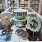 ست سه عددی کاسه استیل دربدار میکسینگ بول به همراه درب رنده ای مدل تکدسته