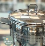 سرویس قابلمه استیل کرکماز 9 پارچه مدل 1900 ب