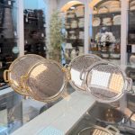 سینی دوقلو استیل سفارش امارات مدل گرد دسته دار الف