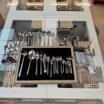 سرویس قاشق چنگال 24 نفره 144 پارچه یونیک الف