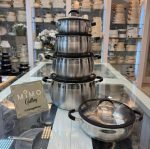 سرویس قابلمه ۱۰پارچه استیل لایف اسمایل (وارداتی) کد LIFEP22-10 ب