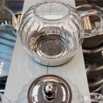 کتری و قوری تمام پیرکس شیاردار کرکماز کد 1330 ب