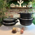 سرویس قابلمه 8 پارچه سایز بزرگ ویژه خانواده برند M.G.S