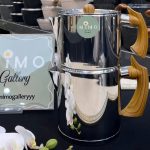 کتری قوری کرکماز دسته باکالیت طرح چوب مدل 198 ب