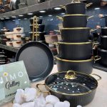 قابلمه و ماهیتابه تک kzp مدل آلما در سایز های متنوع و