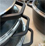 ماهیتابه عروس چدن گرانیت با کیفیت بالا در سه سایز مختلف د