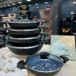 ماهیتابه عروس چدن گرانیت مدل فورچ ب