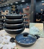 ماهیتابه عروس چدن گرانیت مدل فورچ ب