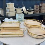 سینی چوبی شیک در دو طرح مستطیلی و گرد و