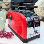 توستر نان برند اسپانیایی سیکوتک Retro Cecotec ی قرمز