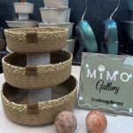 سبد مکرومه گرد مدل دور حصیری الف