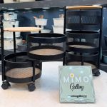 سبد سیب زمینی و پیاز آیسل مدل استوانه ای کف چوبی ج