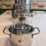 قابلمه استیل کی اس تی طرح جدید در سایزهای مختلف الف