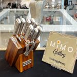 سرویس چاقو آشپزخانه 8 پارچه عرشیا با استند چوبی ج