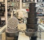 سرویس قابلمه 16 پارچه SG مدل آکا رنگ طوسی