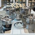 قابلمه استیل عرشیا مدل دو درب در سایز های مختلف ه