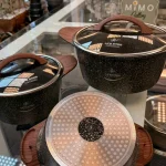 سرویس قابلمه ۶ پارچه لایف اسمایل مدل life pe 28-24-20 ب