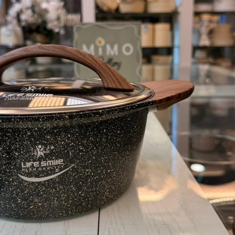 سرویس قابلمه ۶ پارچه لایف اسمایل مدل life pe 28-24-20 پ