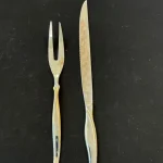 سرویس قاشق چنگال ۱۴۳ پارچه طلایی از برند SG کد249 - Image 12