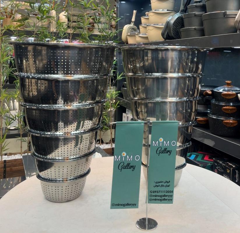 ست لگن استیل برند آیریس مدل گرد - Image 1