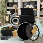 سرویس قابلمه گرانیتی 11 پارچه برند اویز مدل دیاموند - Image 9