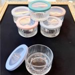 ظروف بلوری 6 عددی دربدار ج