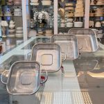 ست آبکش مربعی یونیک مدل دسته دار و پایه دار ز