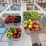 ست آبکش مربعی یونیک مدل دسته دار و پایه دار د