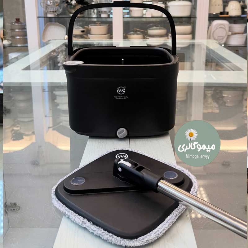 ست سطل و تی چرخشی WS مدل ws200 الف